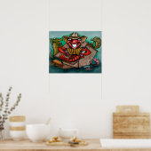 Cajun Band Poster (Keuken)