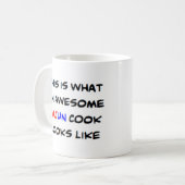 cajun cook, geweldige koffiemok (Voorkant links)