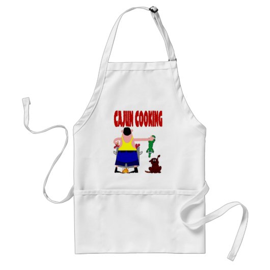 Cajun Cooking Standaard Schort (Voorkant)
