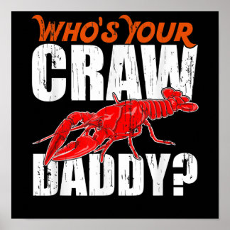 Cajun Crawfish Crayfish Gift Lover Poster