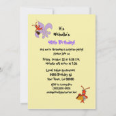 Cajun Crawfish Fleur de Lis Surprise Birthday Kaart (Achterkant)