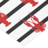 Cajun Crawfish & Stripe Tafelkleed (Gekanteld)