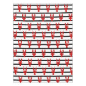 Cajun Crawfish & Stripe Tafelkleed (Voorkant)