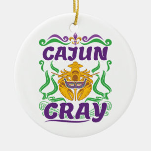 Cajun Cray Crawfish Boil Louisiana New Orleans Keramisch Ornament