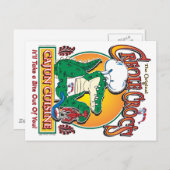 Cajun Crocs Ceole Cuisine Briefkaart (Voorkant / Achterkant)