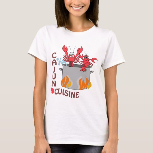 Cajun Cuisine T-shirt (Voorkant)