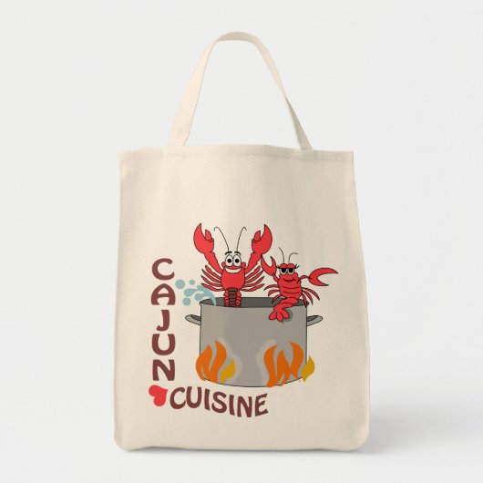 Cajun Cuisine Tote Bag (Voorkant)