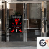 Cajun Festival Promotion Raamsticker (Kantoordeur)