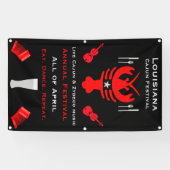 Cajun Festival Promotion Spandoek (Horizontaal)