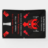 Cajun Festival Promotion Spandoek (Horizontaal)