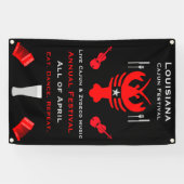 Cajun Festival Promotion Spandoek (Horizontaal)
