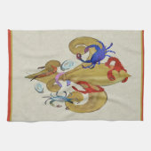 Cajun Fleur de lis serviettes de cuisine de l'art (Horizontal)