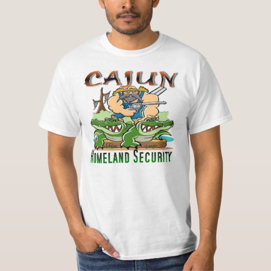 Cajun Homeland Security T-shirt (Voorkant)