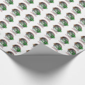 Cajun Kerstmis Cadeaupapier (Hoek)