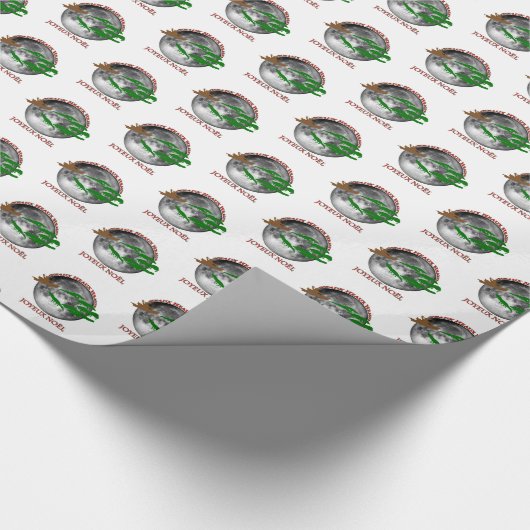 Cajun Kerstmis Cadeaupapier (Hoek)