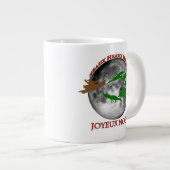 Cajun Kerstmis Extra Grote Beker (Voorkant rechts)