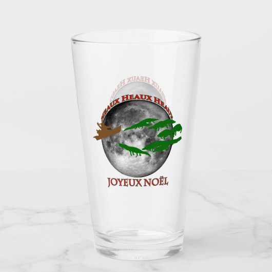Cajun Kerstmis Glas (Voorkant)