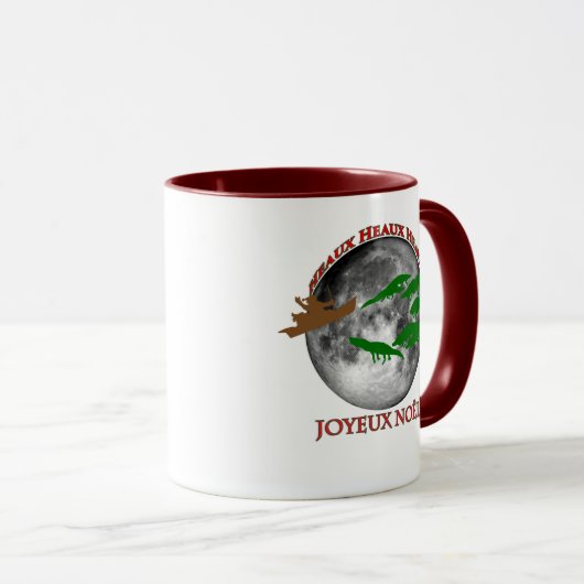 Cajun Kerstmis Mok (Voorkant rechts)