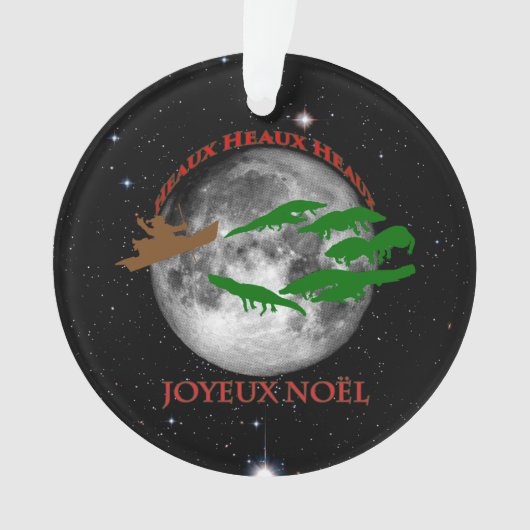 Cajun Kerstmis Ornament (voorkant)