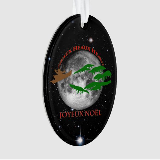 Cajun Kerstmis Ornament (voorkant)