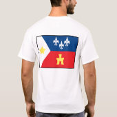 Cajun "Lache pas la patate" T-shirt (Achterkant)