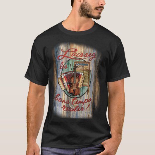 Cajun-Music-Instruments T-shirt (Voorkant)