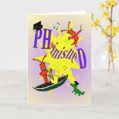Cajun Ph.d orienté "phinished" la carte de (Fleur jaune)