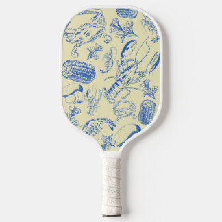 Cajun Seafood Boil – Zuidelijke Kust Food Art Pickleball Paddle
