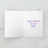 Cajun Themed Ph.d "phinished" de Kaart van (Binnen)