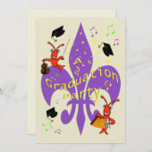 Cajun ThMED Afstuderen Invitation Kaart (Voorkant / Achterkant)