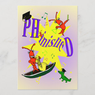 Cajun ThMED Party Invitation Kaart