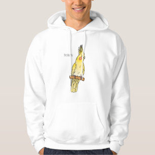 Cakatielvogelafbeelding cartoon hoodie