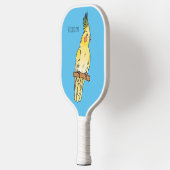 Cakatielvogelafbeelding cartoon pickleball paddle (Links)
