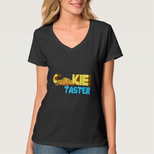 Cake and Biscui Gingerbrood Cookie Monster Coffee T-shirt (Voorkant)