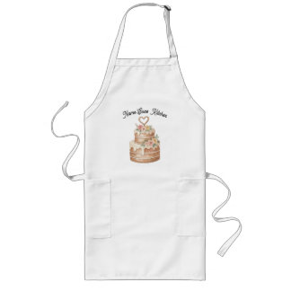 Cake Apron - Custom Name Baker Gift Lang Schort