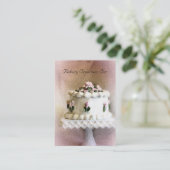 Cake Art. Visitekaartje (Staand voorkant)