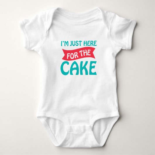 Cake Baby Jersey Bodysuit (Voorkant)