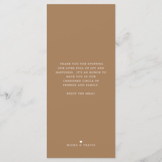 Cake Bake | Menu Thématique (Dos)