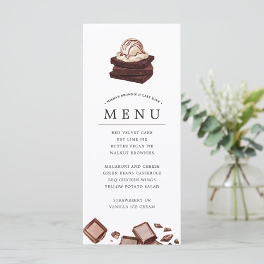 Cake Bake | Menu Thématique (Debout devant)