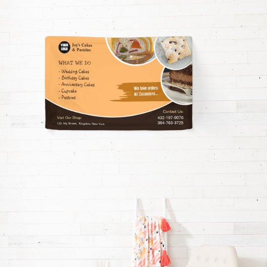 Cake Baker Aangepaste Banner (Insitu)