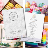 Cake Bakery Café Restaurant Marble Menu Prix