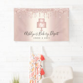 Cake Bakery Chef Roos Gold Glitter Drivers Script Spandoek (Insitu)