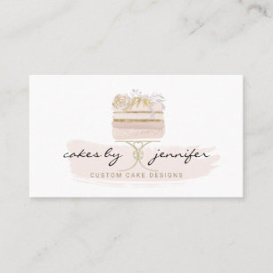 Cake Bakery Pastry Patisserie Wedding Organizer Visitekaartje