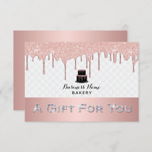 Cake Bakery Roos Gold Drip Pastry Chef (Voorkant / Achterkant)