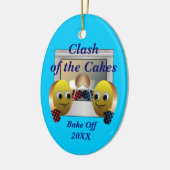 Cake Baking Contest Keramisch Ornament (Links)