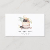 Cake Bakker Bakkerij Gebak Chef Catering Visitekaartje (Voorkant)