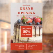 Cake Bakkerij Kleine Bedrijf Grote Opening