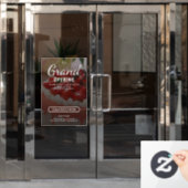 Cake Bakkerij Winkel Zakelijk Grote Opening Raamsticker (Kantoordeur)