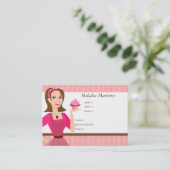 Cake Beauty Visitekaartje (Staand voorkant)