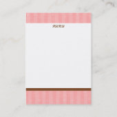 Cake Beauty Visitekaartje (Achterkant)